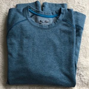 Champion Men’s DuoDry Large Blue Crewneck